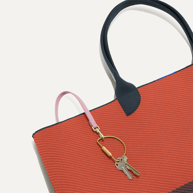 Camo Handbag + Red-Navy Twill Shoulder Strap Set